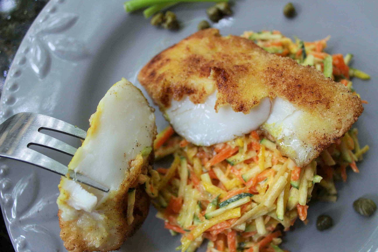crispy fried fish filet aip paleo keto
