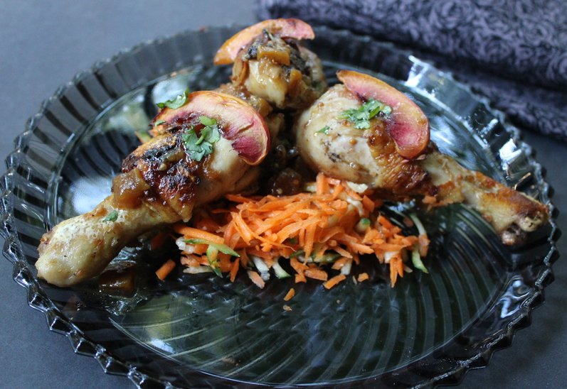 Georgia peach skillet chicken
