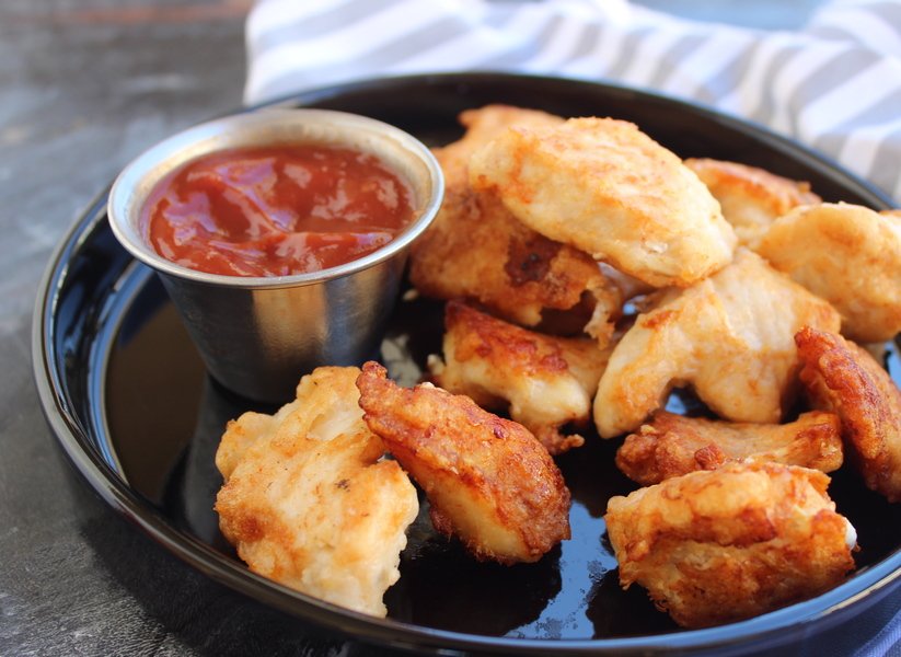 cassava chicken nuggets