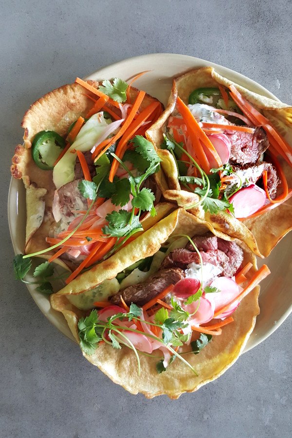 Bahn Mi Tacos sandwich keto aip paleo