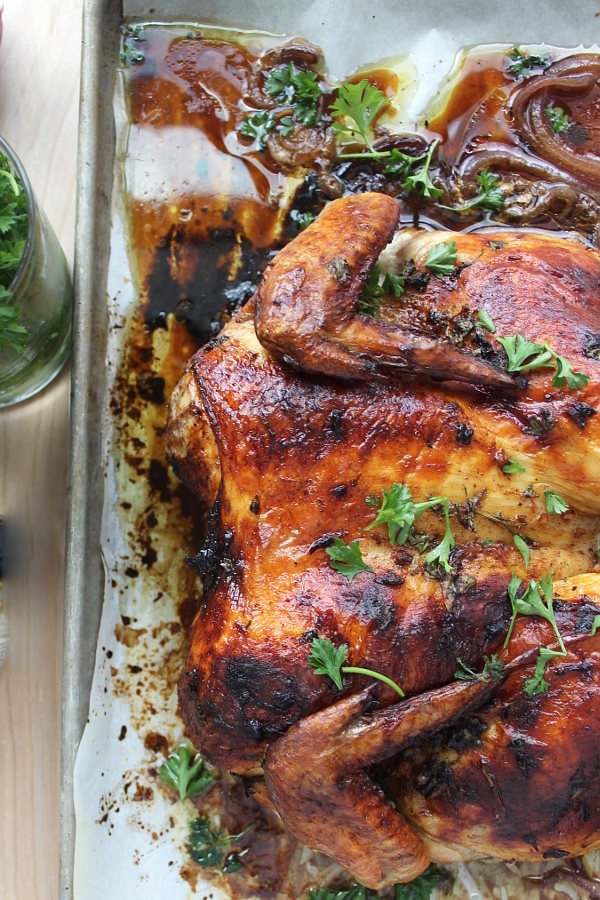 Pumpkin Spice Spatchcock Chicken keto whole30 aip