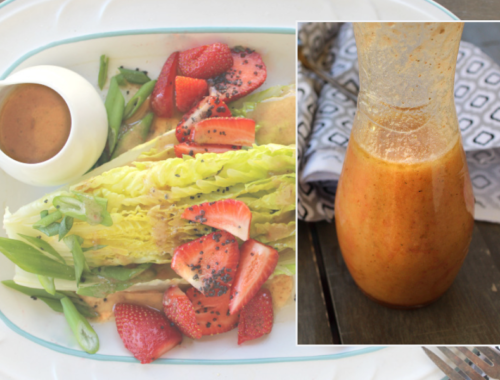 Strawberry Caramelized Onion Vinaigrette paleo AIP autoimmune protocol whole30