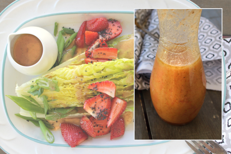 Strawberry Caramelized Onion Vinaigrette paleo AIP autoimmune protocol whole30