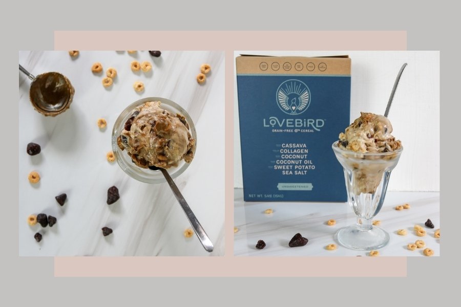Elvis Butter Jelly Crunch Nice Cream