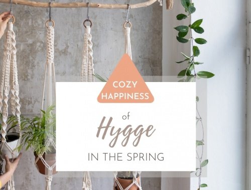 cozy happiness hygge spring