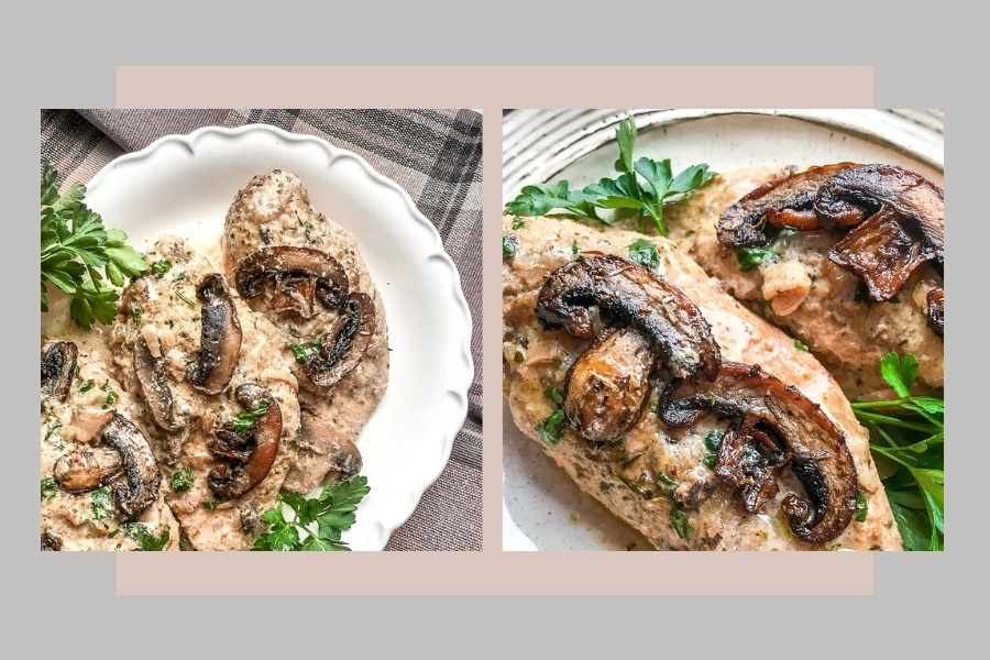 Chicken Marsala with Bacon {Paleo, Whole30, Keto} 