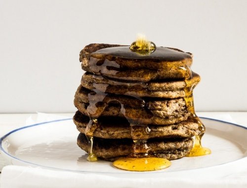 animal-based banana flour pancakes