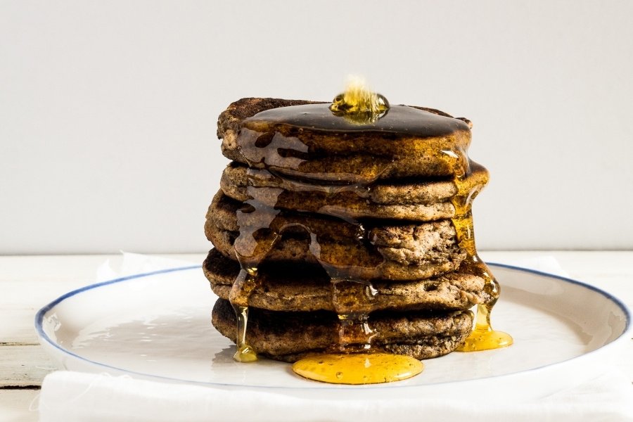 animal-based banana flour pancakes