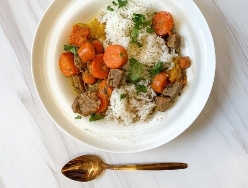 instant pot animal-based beef mango curry