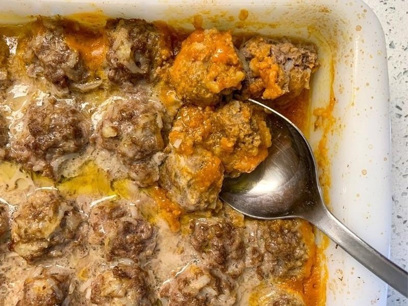animal based porcupine meatballs