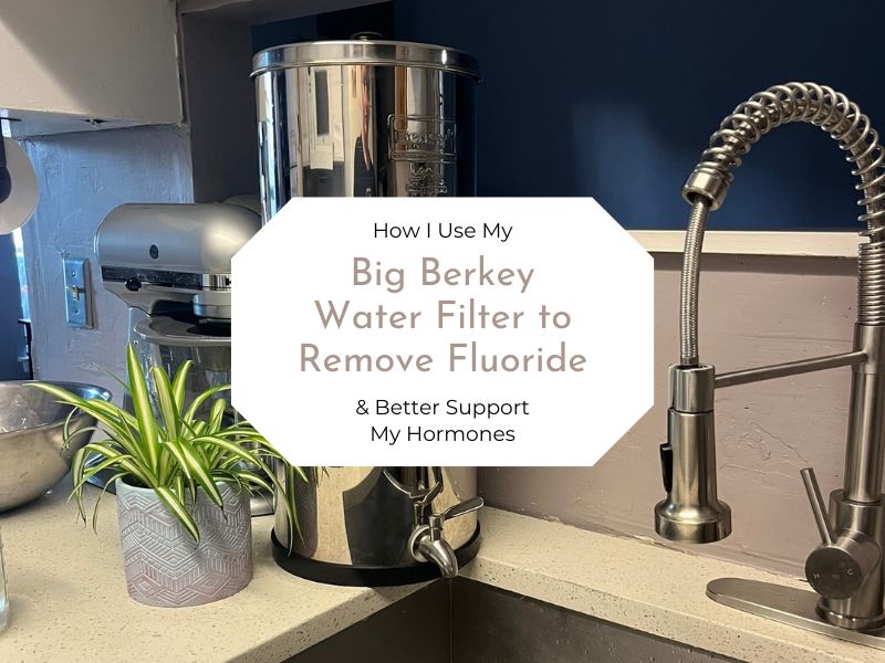 How I Use My Big Berkey Water Filter to Remove Fluoride and Better