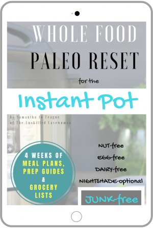 whol food paleo reset for the instant pot